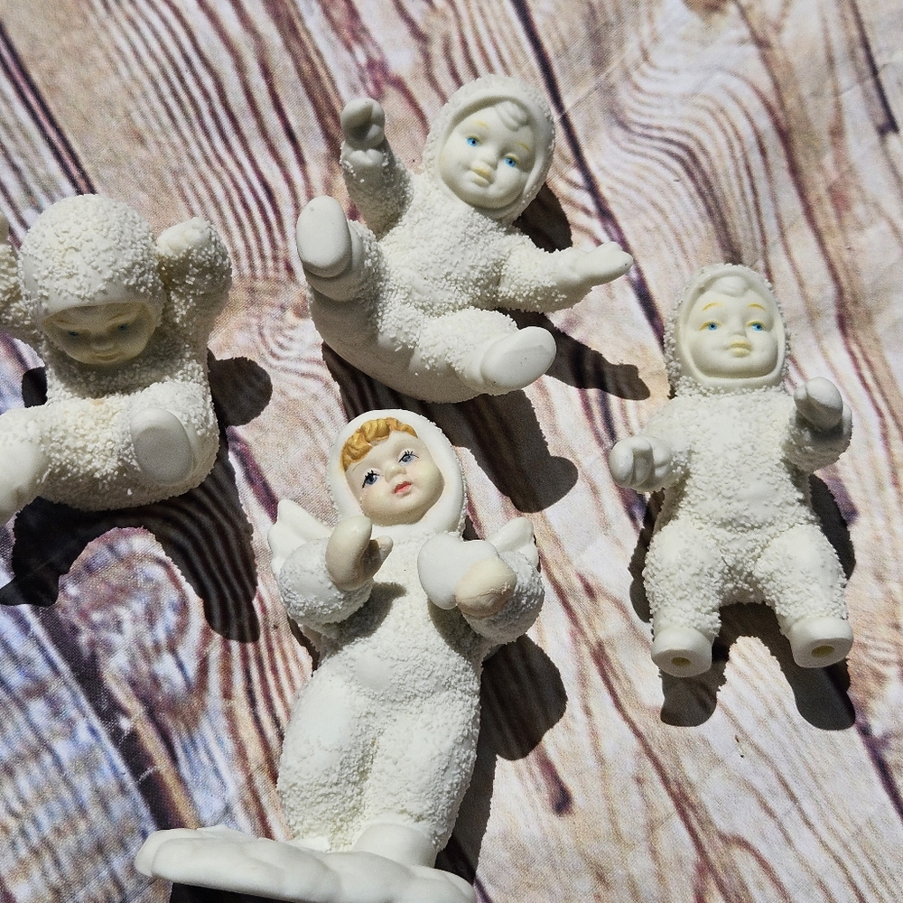Vintage Snowbabies figurines‎ by Department 56 - set Of 4